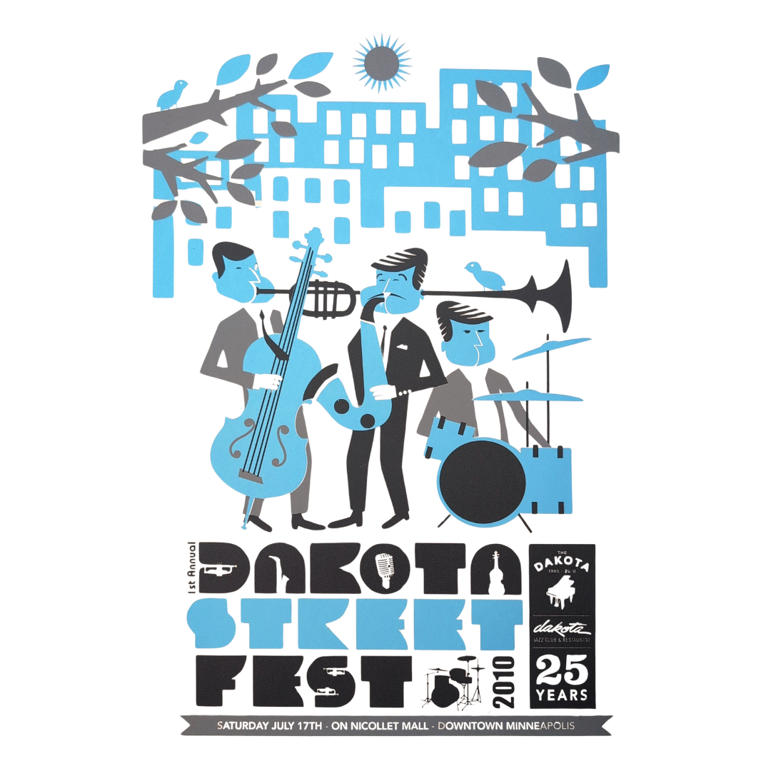 Vintage Dakota Poster