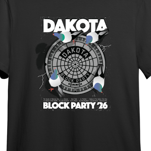 2026 Block Party Poster T-shirt